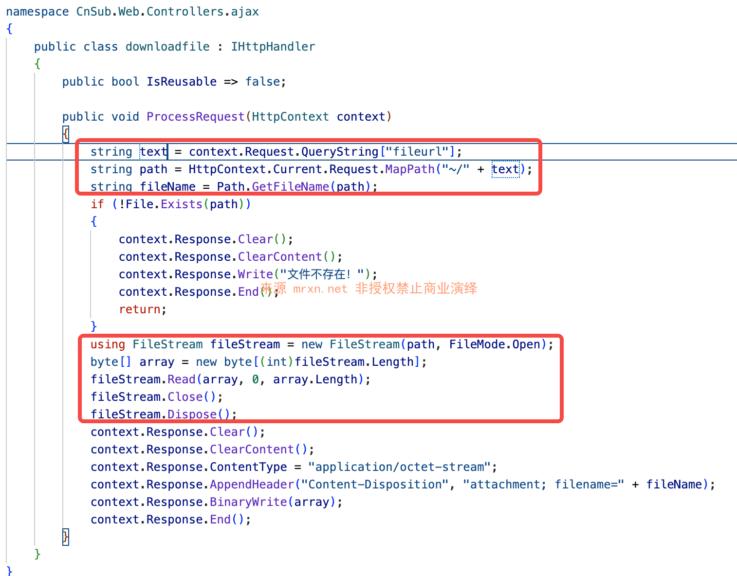 友加畅捷管理系统 downloadfile.ashx 任意文件读取漏洞